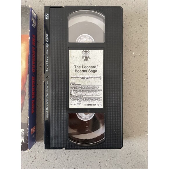 The Leonard/Hearns Saga CBS FOX VHS - Picture 6 of 7